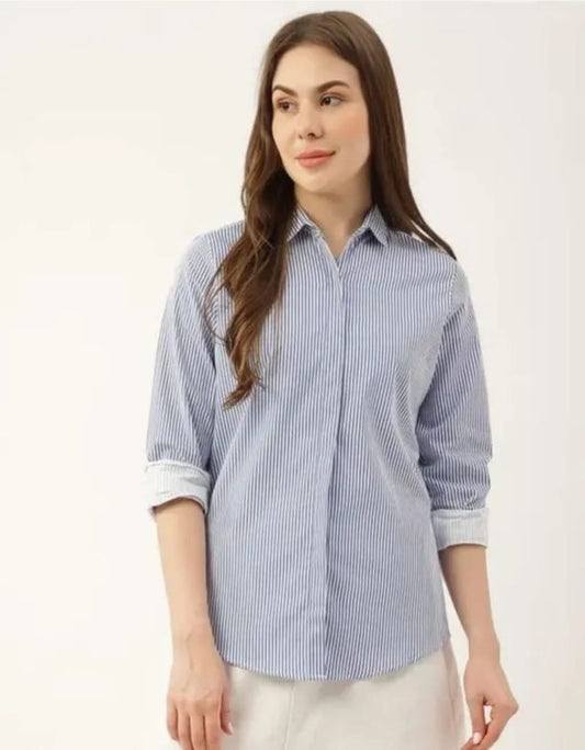 Hanira - Women's Cotton Oversized Fit Shirt